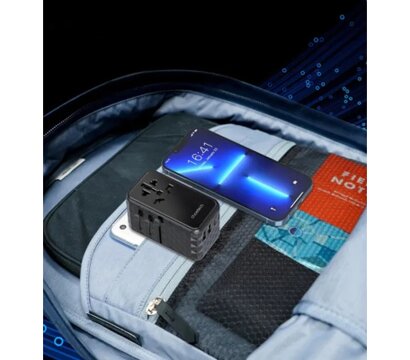 Изображение 6 Зарядное устройство Choetech 4xUSB 100W PD (2хUSB-C+2хUSB-A) сharger diamond model black (PD6028-BK)