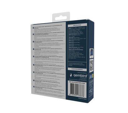 Зображення 6 Зарядний пристрій Gembird 4xUSB-C PD25W + 2xUSB QC3.0 18W black (TA-UC-2A4C-PD75-01-BK)