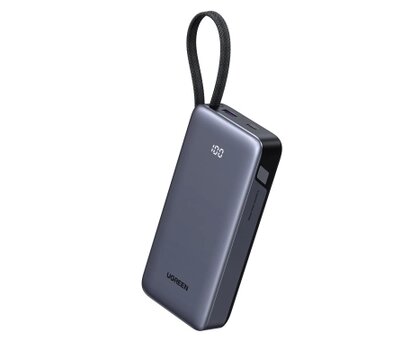 Зображення 2 Універсальна мобільна батарея Ugreen PB536 20000mAh 45W with Built-in Cable (55988B)
