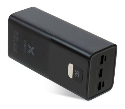 Зображення 2 Батарея мобільна Vinga 40000 mAh 22.5W Display Black (VPBB4022)