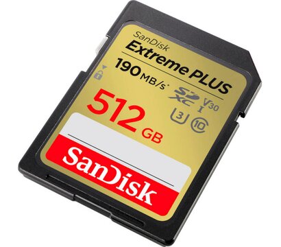 Зображення 2 Карта пам`яті SanDisk SDXC class 10 512GB UHS-I Extreme Plus (SDSDXWV-512G-GNCIN)