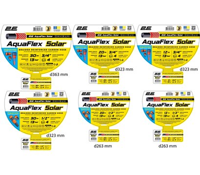 Изображение 2 Шланг садовый 2E AquaFlex Solar 3/4" 30 м (2E-GHE34SR30)