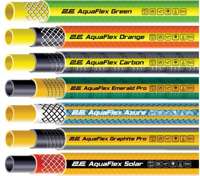 Изображение 3 Шланг садовый 2E AquaFlex Emerald Pro 3/4" 30 м (2E-GHE34ED30)
