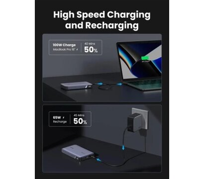 Зображення 3 УМБ Ugreen PB720 20000mAh 100W Two-way Fast Charging (25188)