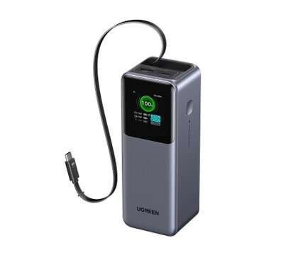 Зображення 3 Батарея мобільна Ugreen PB726 20000mAh 165W with Retractable Cable (55987B)