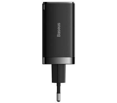 Изображение 3 Зарядное устройство Baseus 2xUSB-C 65W + 1xUSB GaN + cable USB-C to USB-C 100W 1.0m black (CCGP120201)