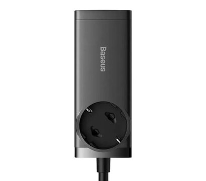 Зображення 3 Зарядний пристрій Baseus AC + 2xUSB-C 100W + 2xUSB + cable USB-C to USB-C 100W 1.0m black (PSZM000401)