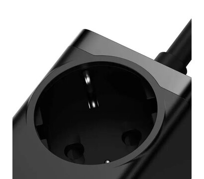 Зображення 4 Зарядний пристрій Baseus AC + 2xUSB-C 100W + 2xUSB + cable USB-C to USB-C 100W 1.0m black (PSZM000401)