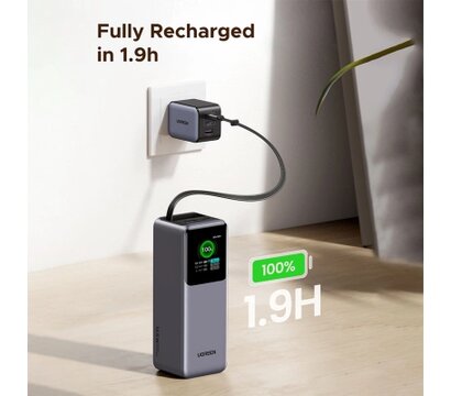 Зображення 6 Батарея мобільна Ugreen PB726 20000mAh 165W with Retractable Cable (55987B)