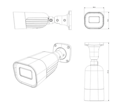 Изображение 2 Камера наблюдения на 8 MP Provision-ISR I6-380IPEN-MVF-V3 (2.8-12 мм)