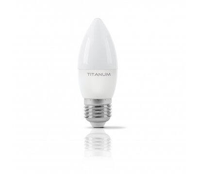 Изображение 2 LED лампа Titanum C37 6W E27 3000K (TLС3706273) на 85 Lm/W