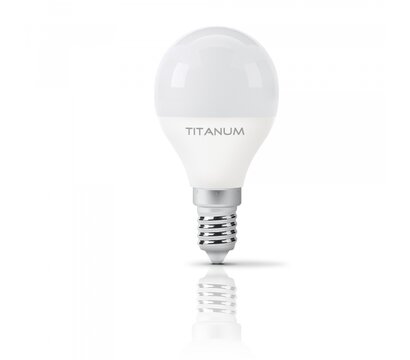 Зображення 2 LED лампочка Titanum G45 6W E14 4100K (TLG4506144) на