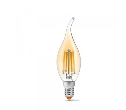 Изображение 2 Светодиодная LED лампа Videx Filament C37FtA 6W E14 2200K (VL-C37FtA-06142)