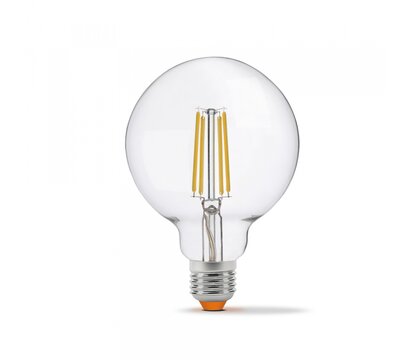 Изображение 2 LED лампа Videx Filament G95FD 7W E27 4100K (VL-G95FD-07274) на 114 Lm/W