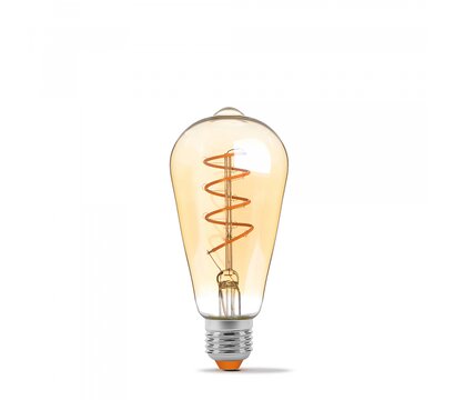 Зображення 2 LED лампочка Videx Filament ST64FASD 5W E27 2200K (VL-ST64FASD-05272) на