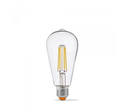 Зображення 2 LED лампочка Videx Filament ST64FD 6W E27 4100K (VL-ST64FD-06274) на 117 Lm/W