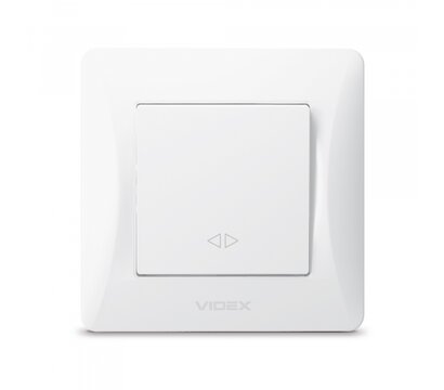 Изображение 2 Выключатель Videx Binera White (VF-BNSW1I-W) без подсветки