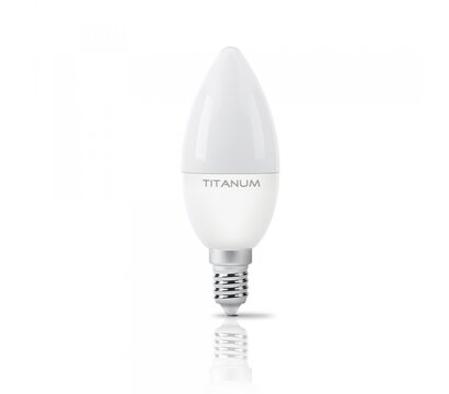 Изображение 2 Светодиодная лампа Titanum C37 6W E14 4100K (TLС3706144) с цоколем E 14