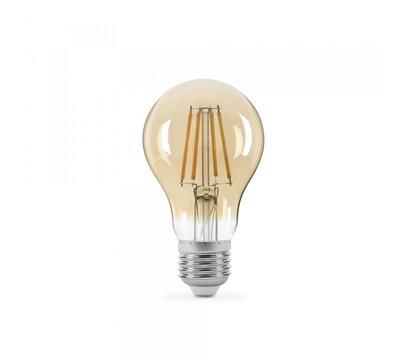 Зображення 2 Світлодіодна лампочка Titanum Filament A60 7W E27 2200K (TLFA6007272A) з цоколем Е 27