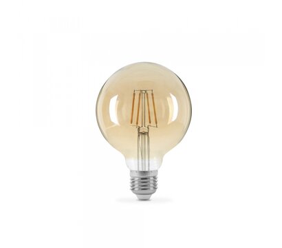 Изображение 2 Светодиодная лампа Titanum Filament G95 6W E27 2200K (TLFG9506272A) с цоколем Е 27