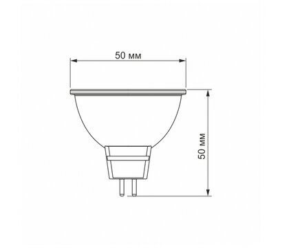 Зображення 3 LED лампочка Videx MR16e 6W GU5.3 4100K (VL-MR16e-06534) на