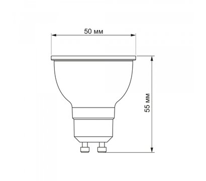 Изображение 3 Светодиодная лампа Videx MR16eL 7W GU10 4100K (VL-MR16eL-07104) с цоколем GU 10