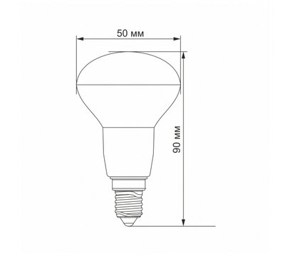 Зображення 3 Світлодіодна LED лампочка Videx R50e 6W E14 4100K (VL-R50e-06144)
