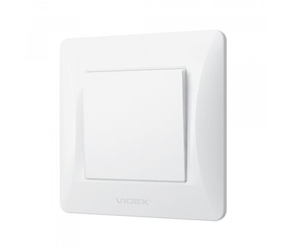 Зображення 3 Вимикач Videx Binera White (VF-BNSW1-W) Вбудований монтажа