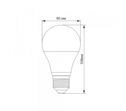 Зображення 3 Світлодіодна LED лампочка Titanum A60 8W E27 4100K (TLA6008274)