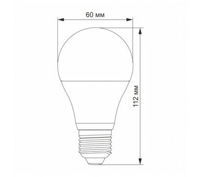 Зображення 3 LED лампочка Videx A60e 10W E27 3000K (VL-A60e-10273) на