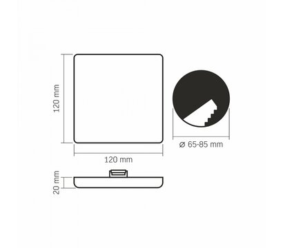 Изображение 4 LED светильник Videx VLE-DLFS-154 15W 4000K 220V (VLE-DLFS-154) на 15 W