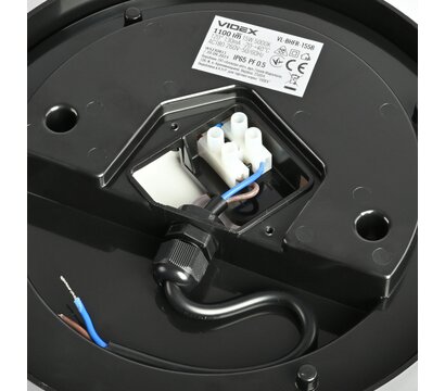 Зображення 4 LED світильник Videx 15W IP65 5000K Black (VL-BHFR-155B) АБС-полікарбонат