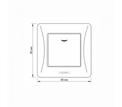 Изображение 5 Выключатель Videx Binera Black Graphite (VF-BNSW1L-BG) скрытого монтажа