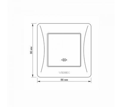 Изображение 5 Выключатель Videx Binera White (VF-BNSW1I-W) без подсветки