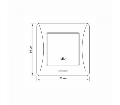 Зображення 5 Вимикач Videx Binera Silver Silk (VF-BNSW1I-SS) прихованого монтажа