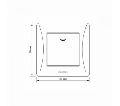 Зображення 5 Вимикач Videx Binera backlight White (VF-BNSW1L-W) прихованого монтажа