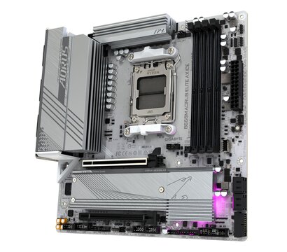 Изображение 3 Материнская плата Gigabyte B650M A Elite AX Ice (sAM5, AMD B650)