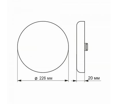 Изображение 3 Светодиодный LED светильник Videx 33W 4100K (VL-DLFR-334)