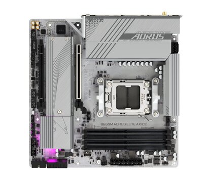 Изображение 4 Материнская плата Gigabyte B650M A Elite AX Ice (sAM5, AMD B650)