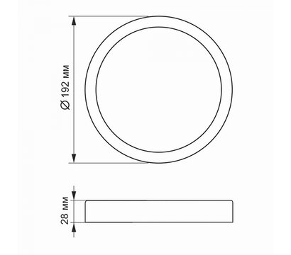 Зображення 4 LED світильник Videx 18W 5000K White (VL-DLRS-185) на 18 W
