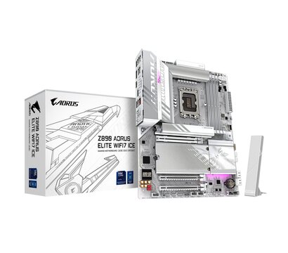 Изображение 6 Материнская плата Gigabyte Z89 Aorus Elite WF7 Ice (s1851, Intel Z890)