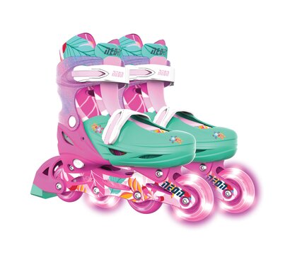 Зображення 2 для дітей Neon Combo Skates 34-37 Flowers (NC49F4)