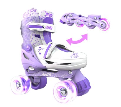Зображення 2 Ролики для дітей Neon Combo Skates 34-37 Purple (NT10L4)