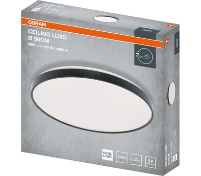 Зображення 4 LED світильник Osram Ceiling Luxo 60Вт, 4000К, Black (4099854651571) метал
