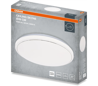 Зображення 4 LED світильник Osram Ceiling Skyne Round 480мм 48Вт, 4000К (4099854664717)