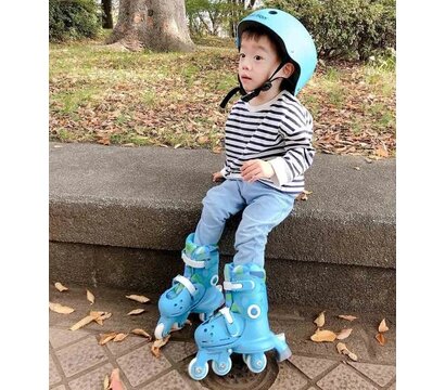 Зображення 5 Ролики для дітей Yvolution Twista Skates 30-34 Blue (YC01B4)