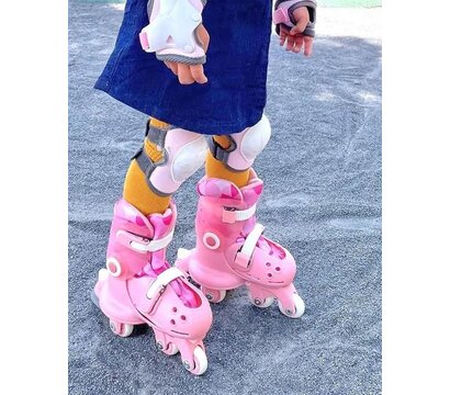 Зображення 5 Ролики для дітей Yvolution Twista Skates 30-34 Pink (YC01P4)