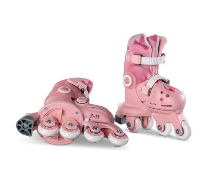 Зображення 6 Ролики для дітей Yvolution Twista Skates 30-34 Pink (YC01P4)