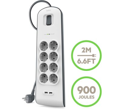 Изображение 2 Belkin BSV804VF2M-V2 8 розеток