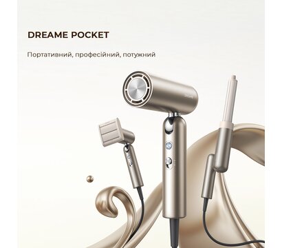 Изображение 2 Фен дорожный Dreame Pocket Titanium (AHD51-TI)